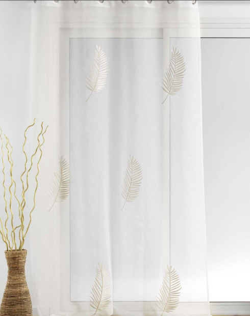 Sheer Curtain Embroider